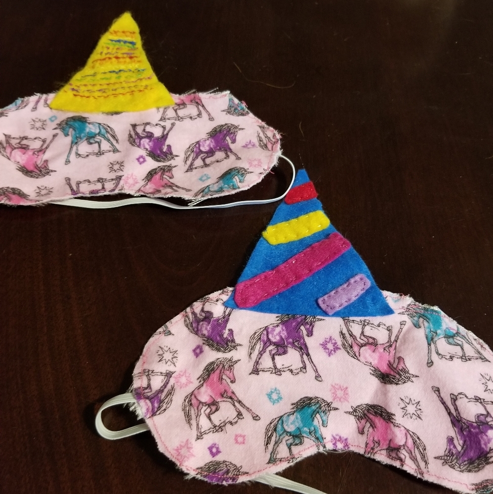 Unicorn sleep masks